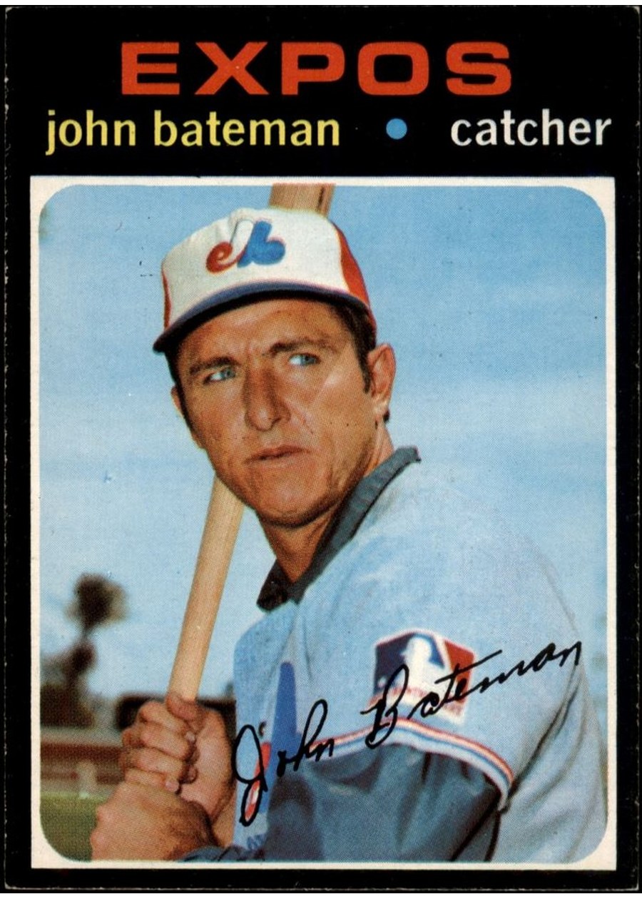1971 Topps #628 John Bateman, Montreal Expos