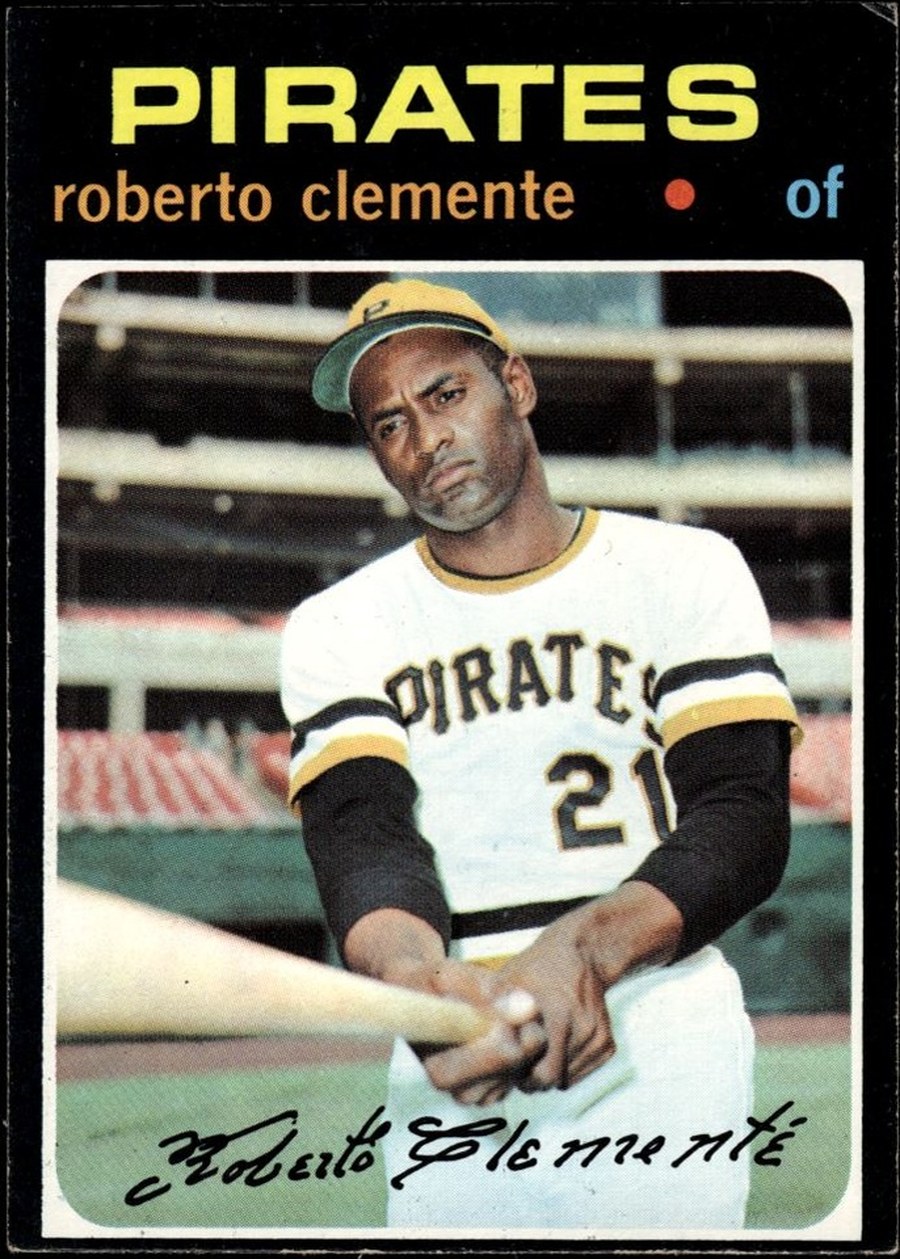1971 Topps #630 Roberto Clemente, Pittsburgh Pirates