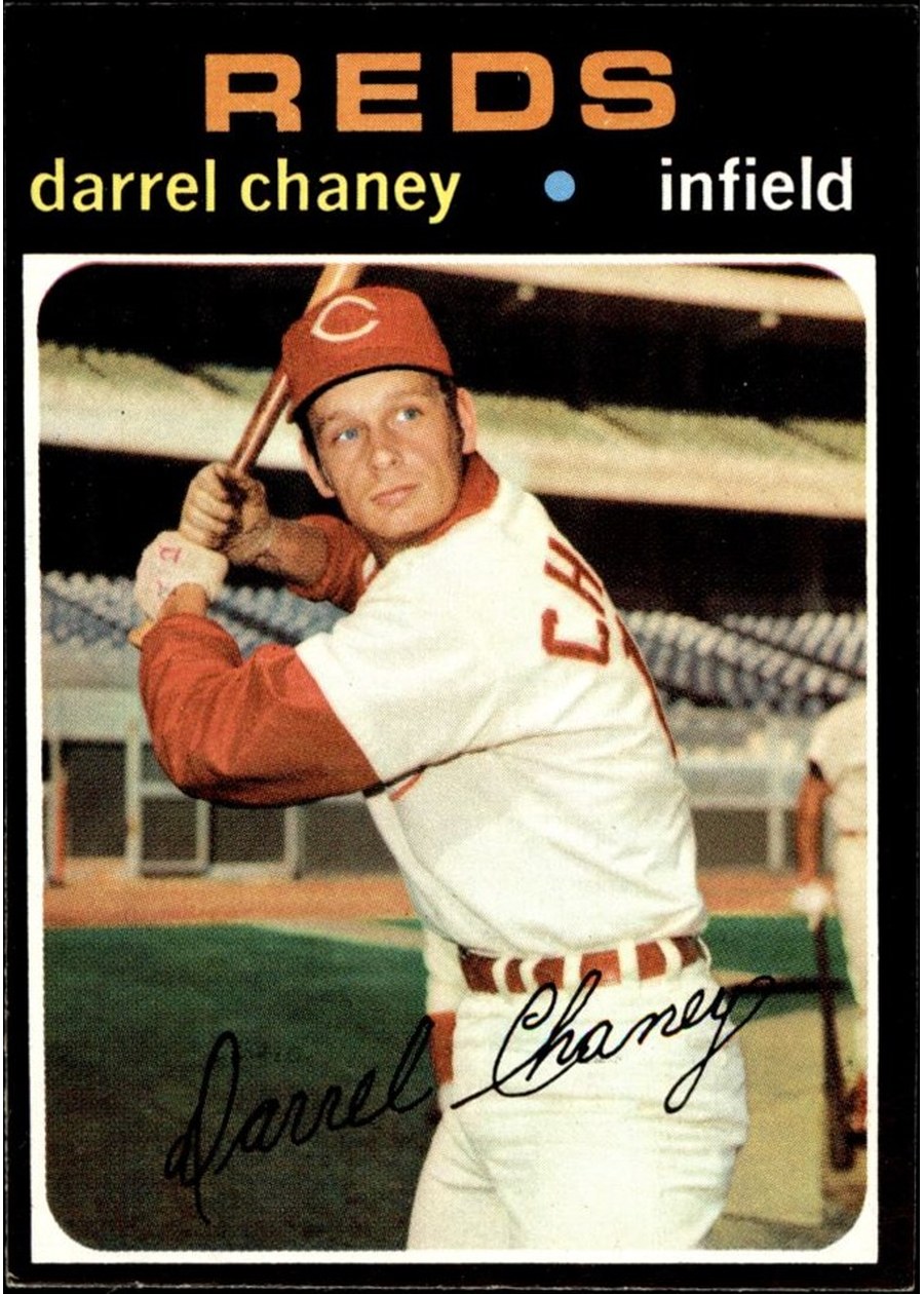 1971 Topps #632 Darrel Chaney, Cincinnati Reds