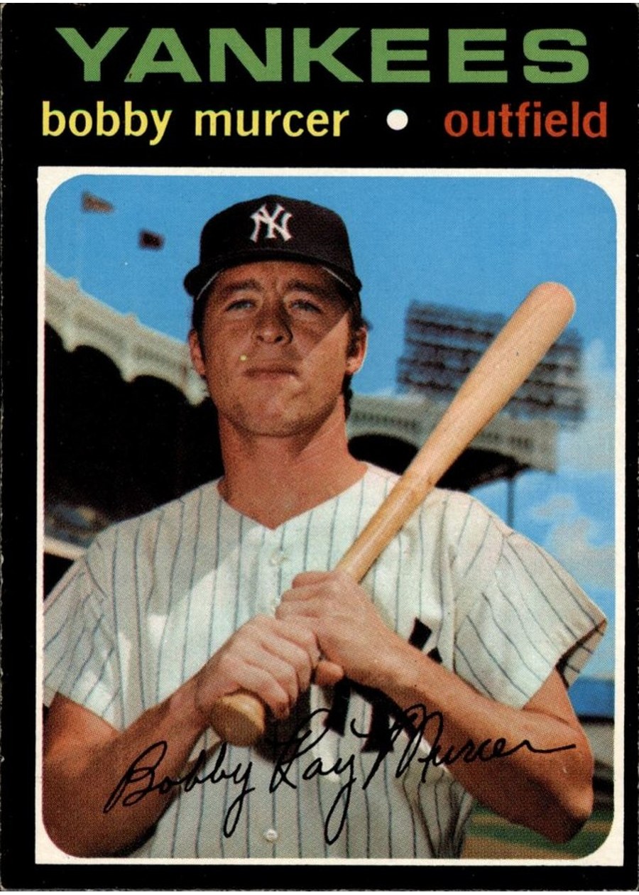 1971 Topps #635 Bobby Murcer, New York Yankees