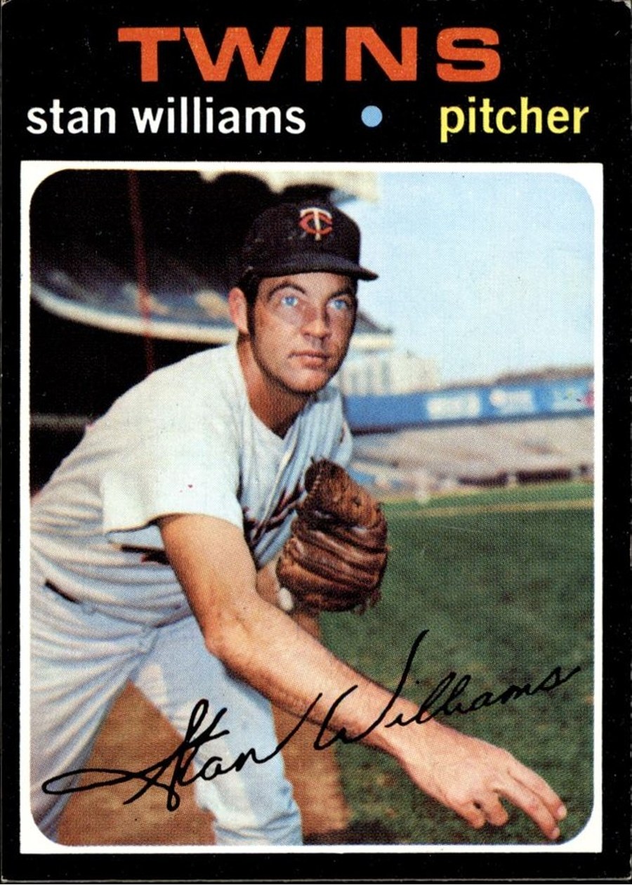 1971 Topps #638 Stan Williams, Minnesota Twins