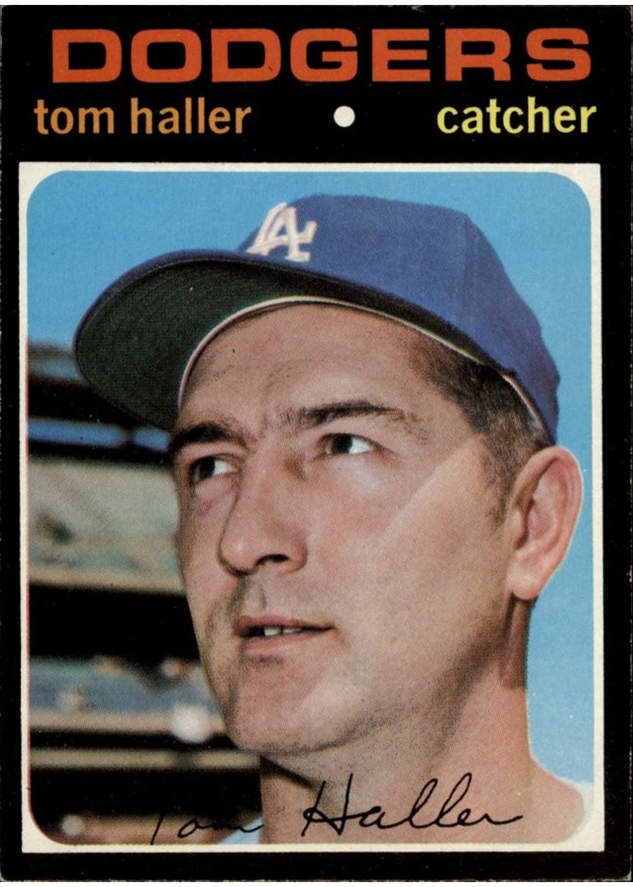 1971 Topps #639 Tom Haller, Los Angeles Dodgers