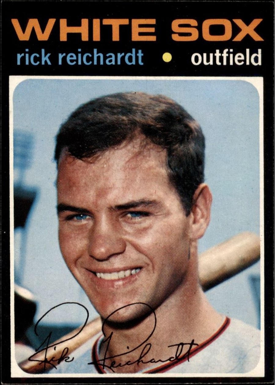 1971 Topps #643 Rick Reichardt, Chicago White Sox