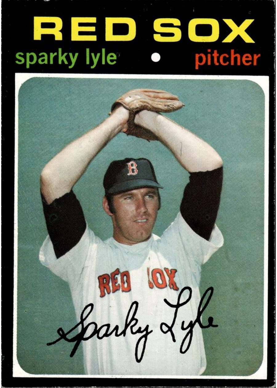 1971 Topps #649 Sparky Lyle, Boston Red Sox