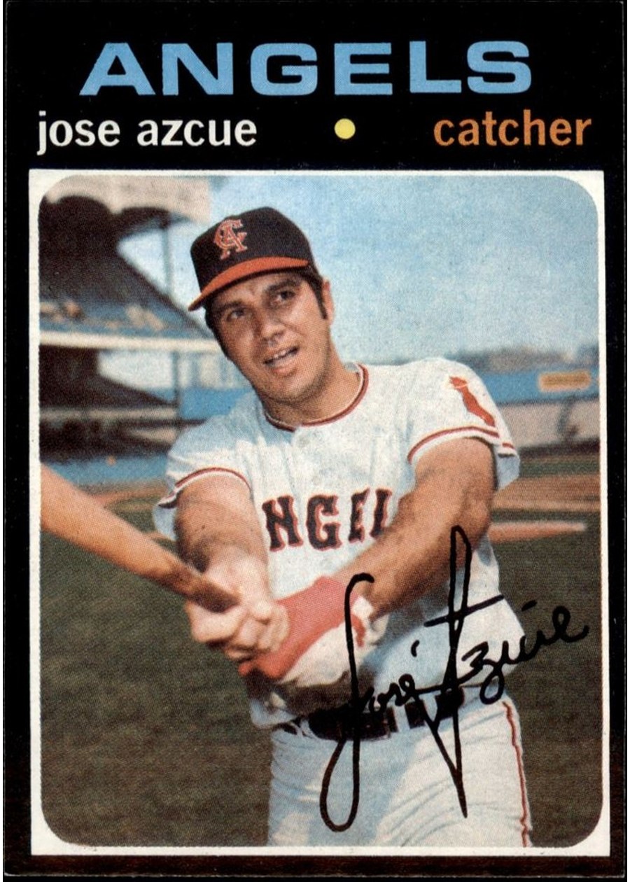 1971 Topps #657 Jose Azcue, California Angels