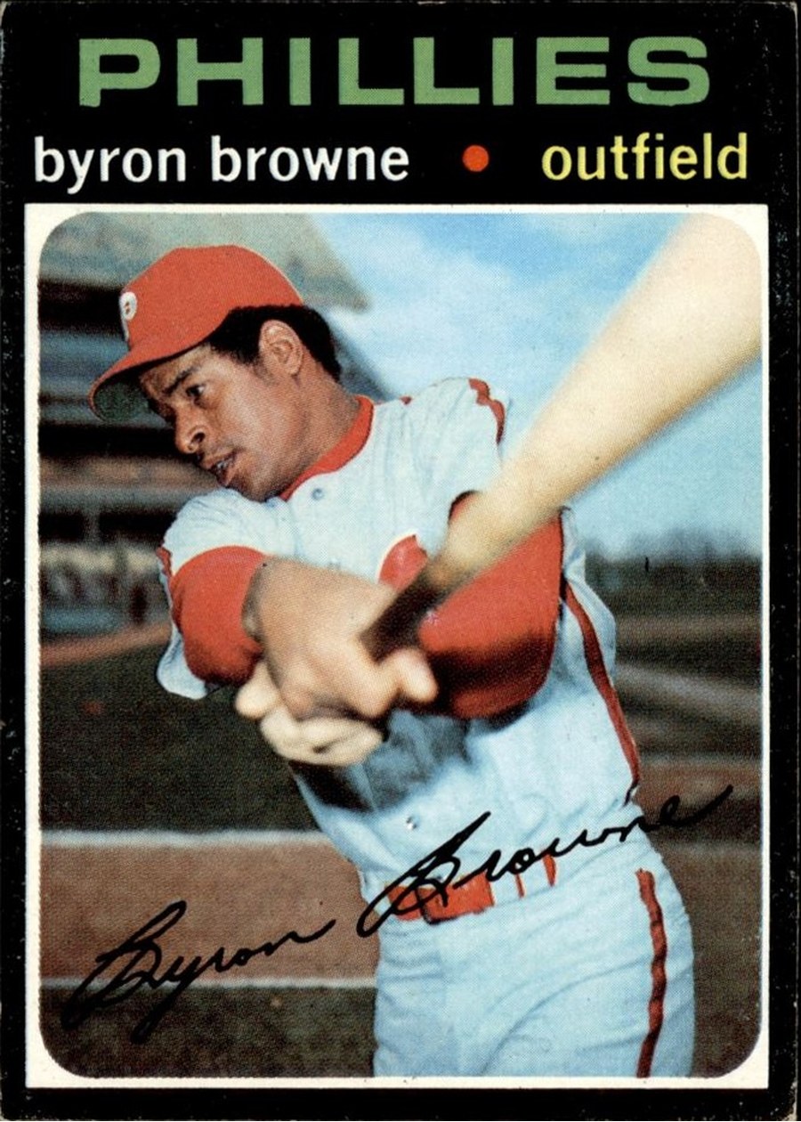 1971 Topps #659 Byron Browne, Philadelphia Phillies