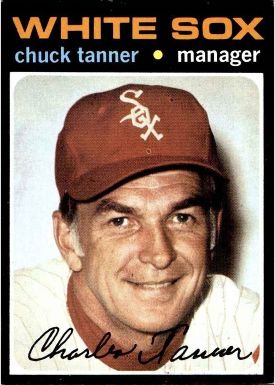 1971 Topps #661 Chuck Tanner, Chicago White Sox