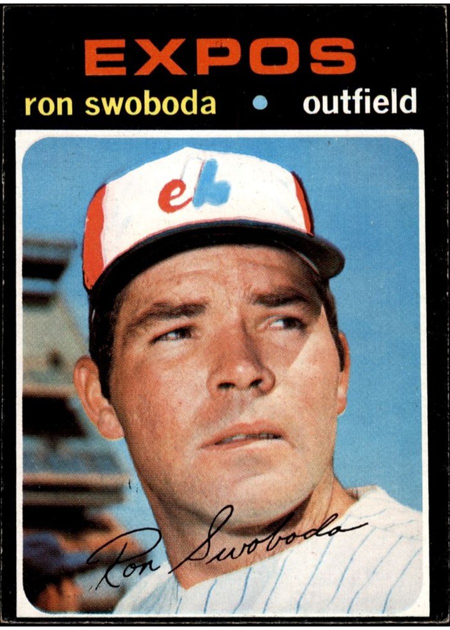 1971 Topps #665 Ron Swoboda, Montreal Expos