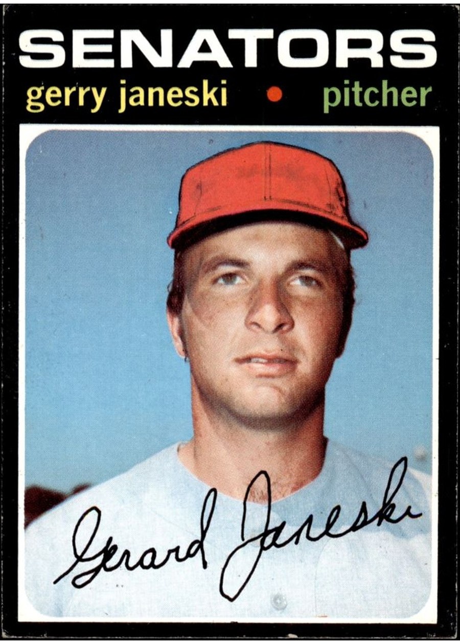 1971 Topps #673 Gerry Janeski, Washington Senators