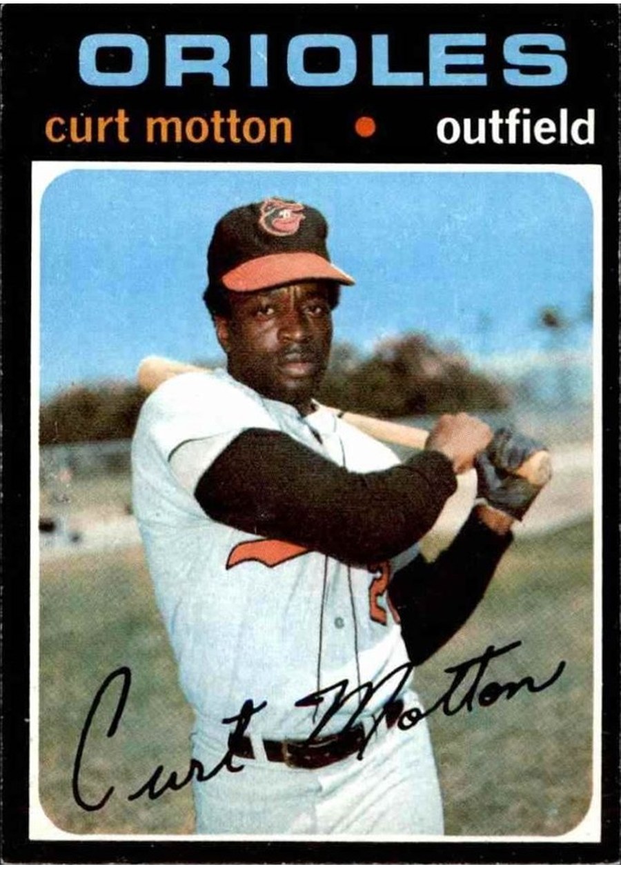1971 Topps #684 Curt Motton, Baltimore Orioles