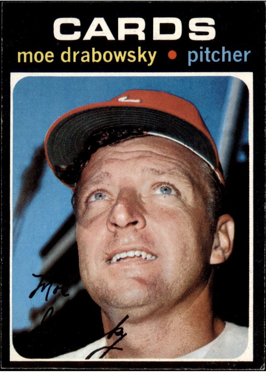 1971 Topps #685 Moe Drabowsky, St. Louis Cardinals