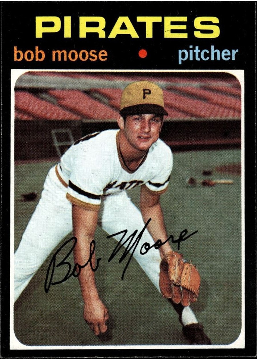 1971 Topps #690 Bob Moose, Pittsburgh Pirates
