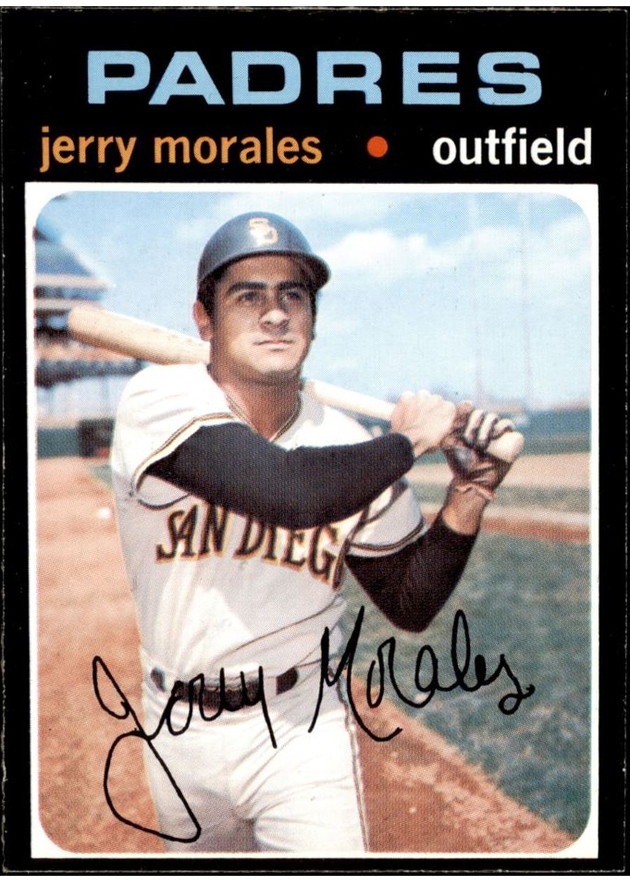 1971 Topps #696 Jerry Morales, San Diego Padres