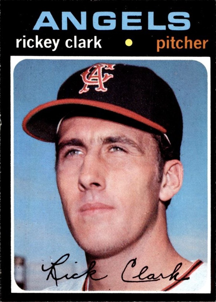 1971 Topps #697 Rickey Clark, California Angels