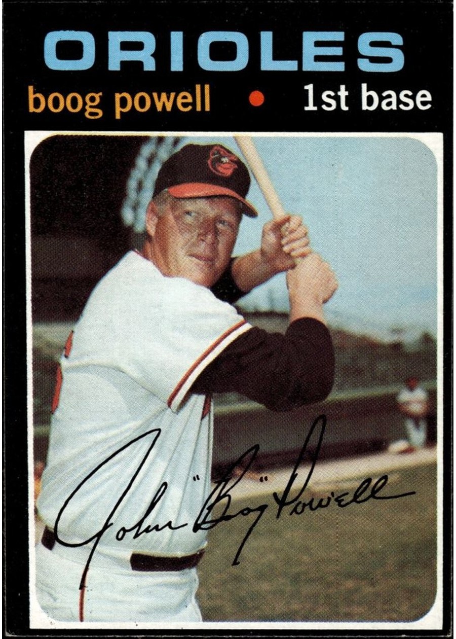 1971 Topps #700 Boog Powell, Baltimore Orioles