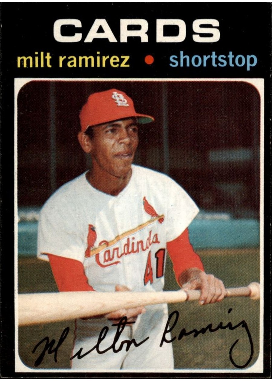 1971 Topps #702 Milt Ramirez, St. Louis Cardinals