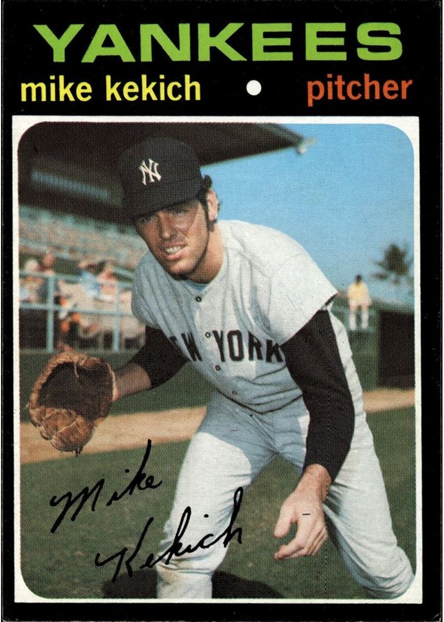 1971 Topps #703 Mike Kekich, New York Yankees