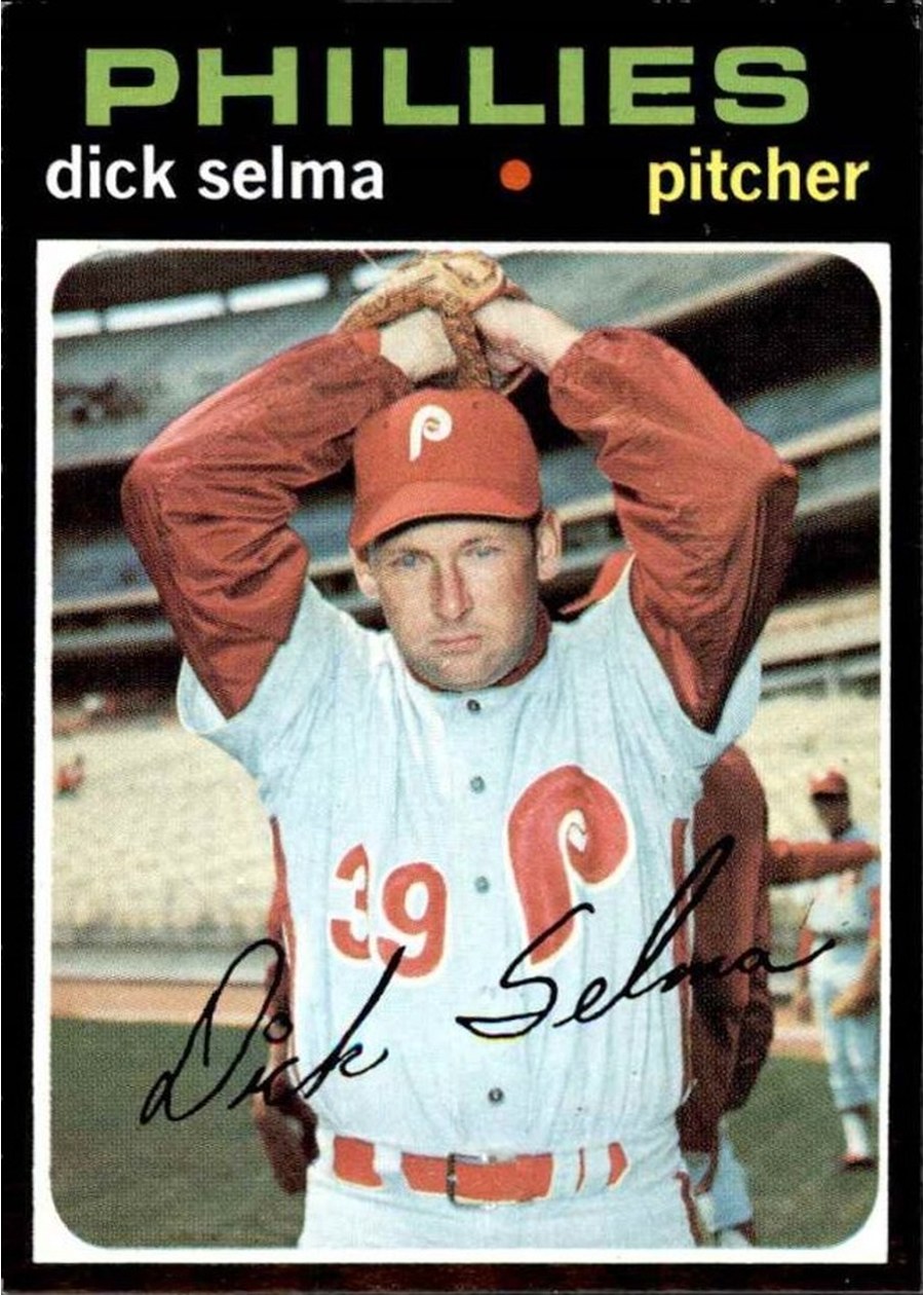 1971 Topps #705 Dick Selma, Philadelphia Phillies