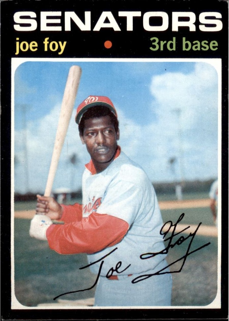 1971 Topps #706 Joe Foy, Washington Senators