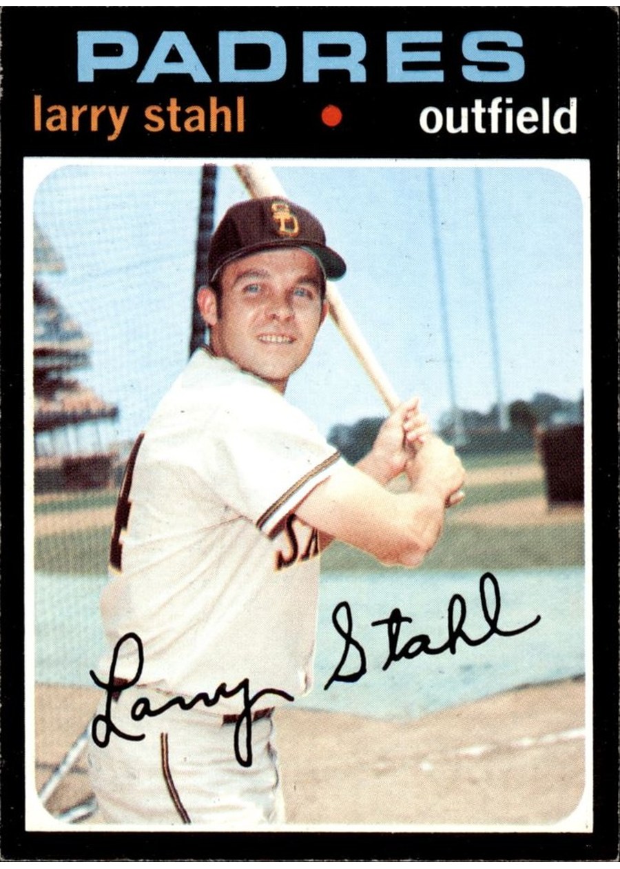1971 Topps #711 Larry Stahl, San Diego Padres