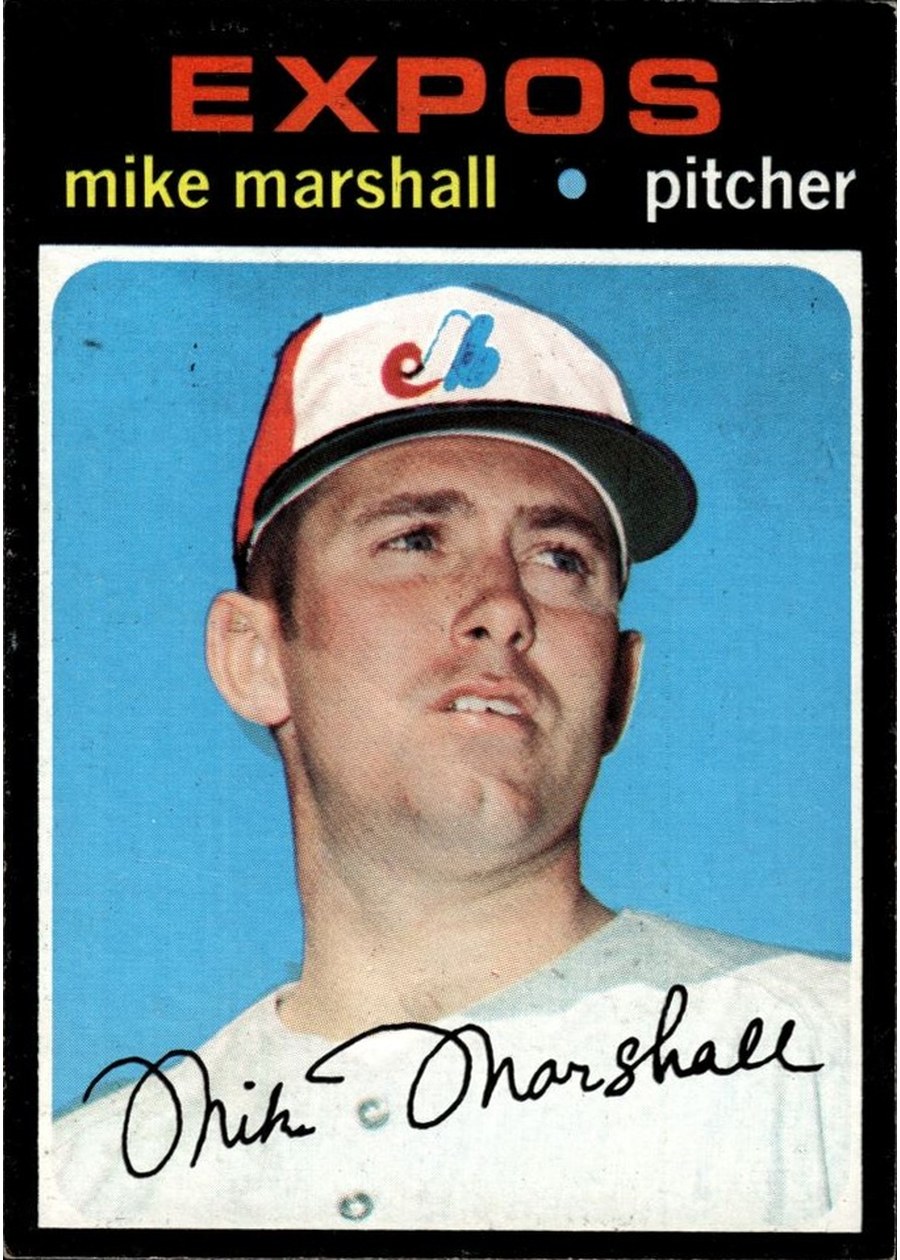 1971 Topps #713 Mike Marshall, Montreal Expos
