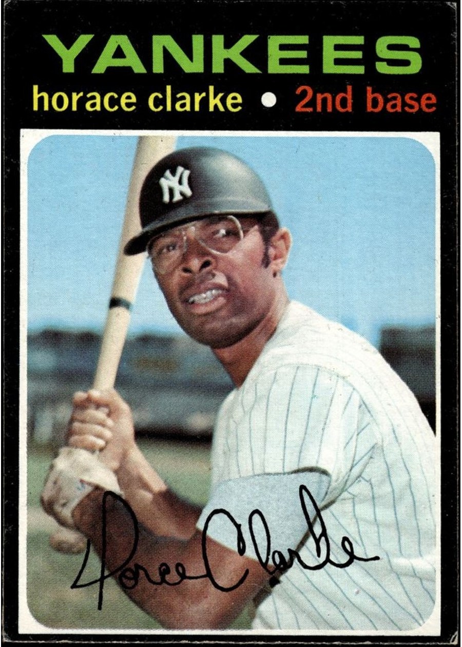 1971 Topps #715 Horace Clarke, New York Yankees