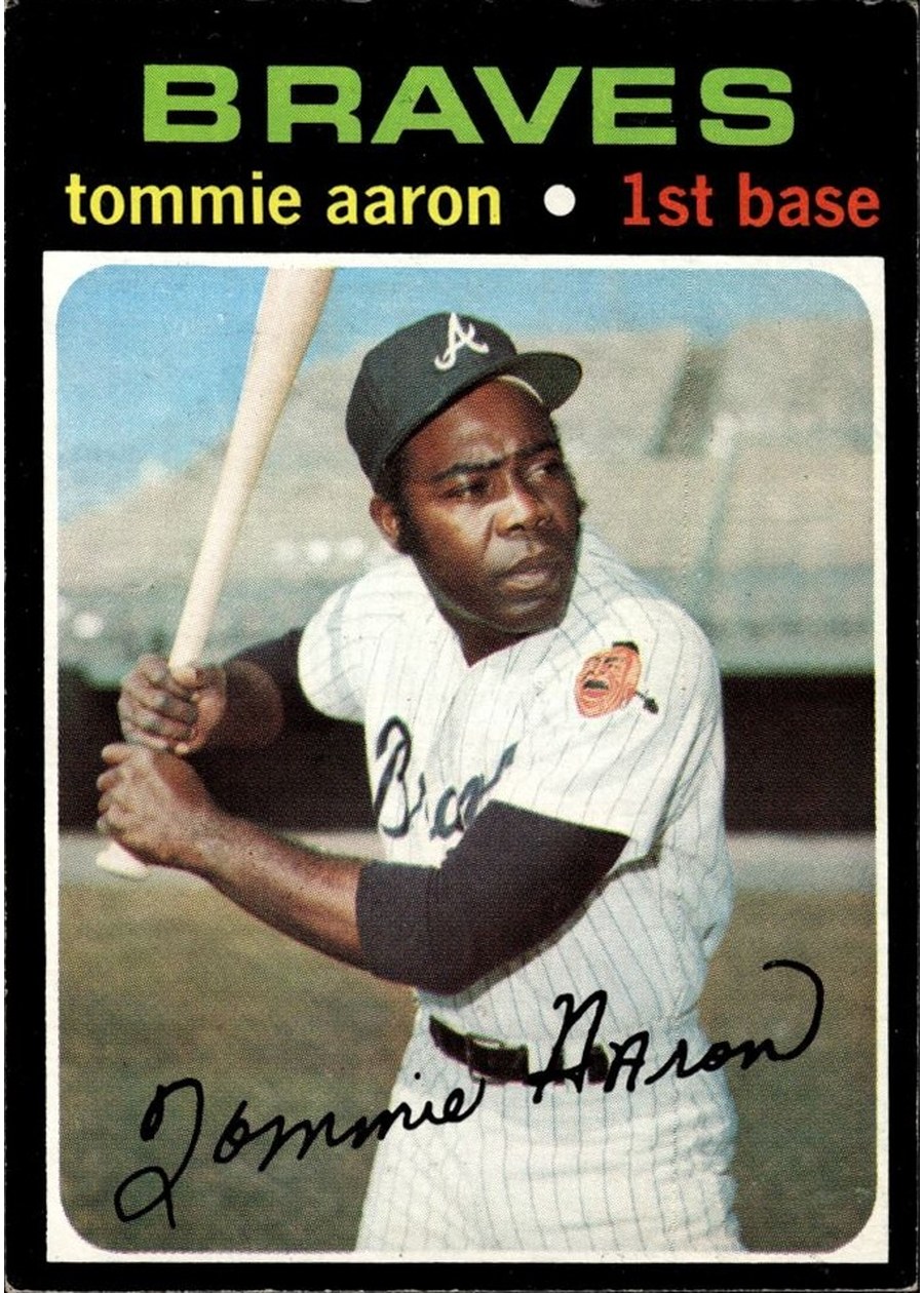 1971 Topps #717 Tommie Aaron, Atlanta Braves