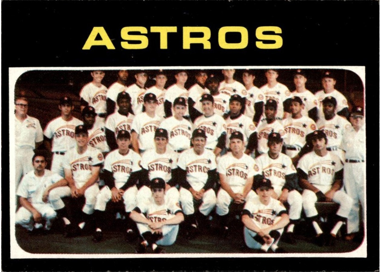 1971 Topps #722 Houston Astros