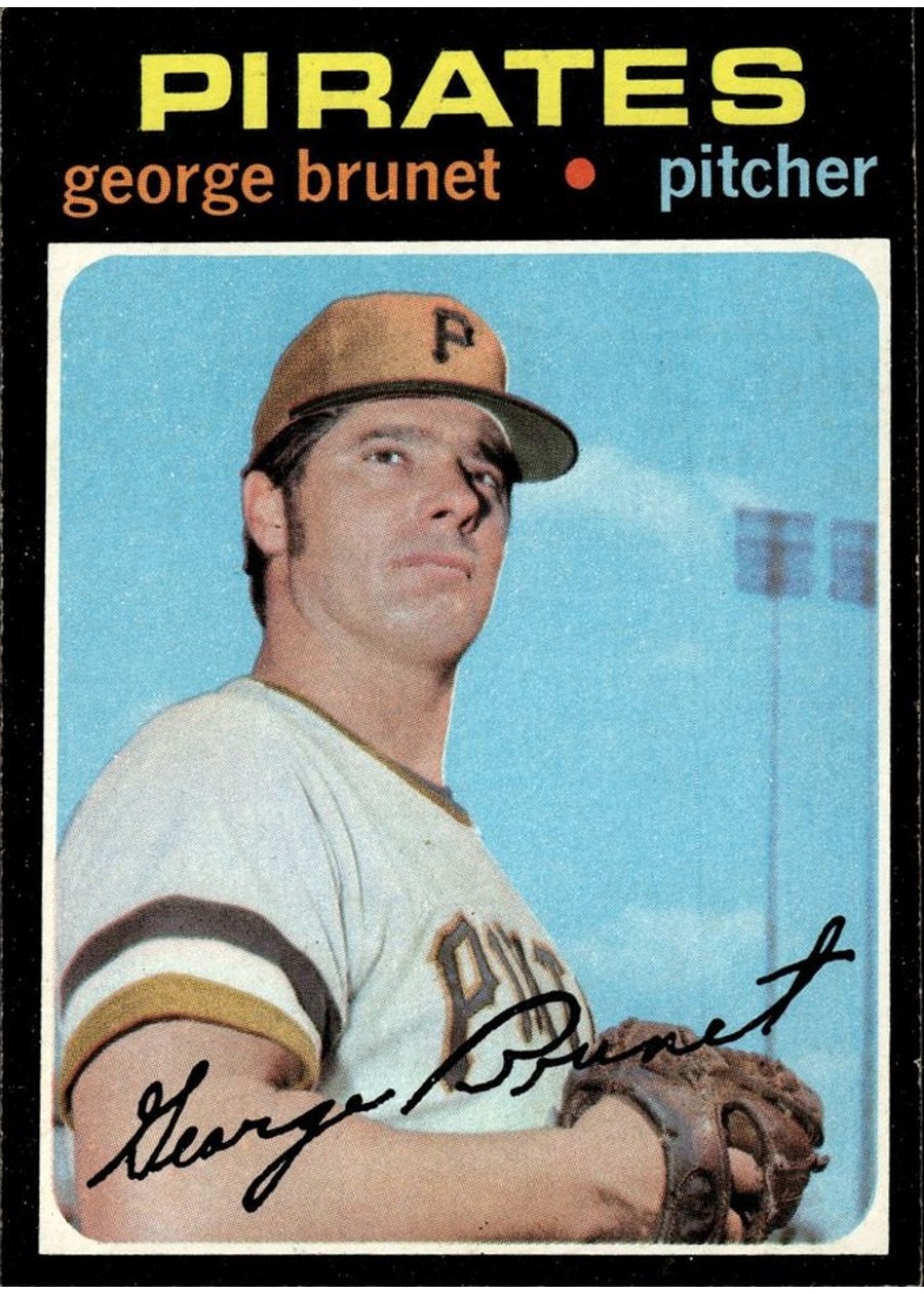 1971 Topps #73 George Brunet, Pittsburgh Pirates