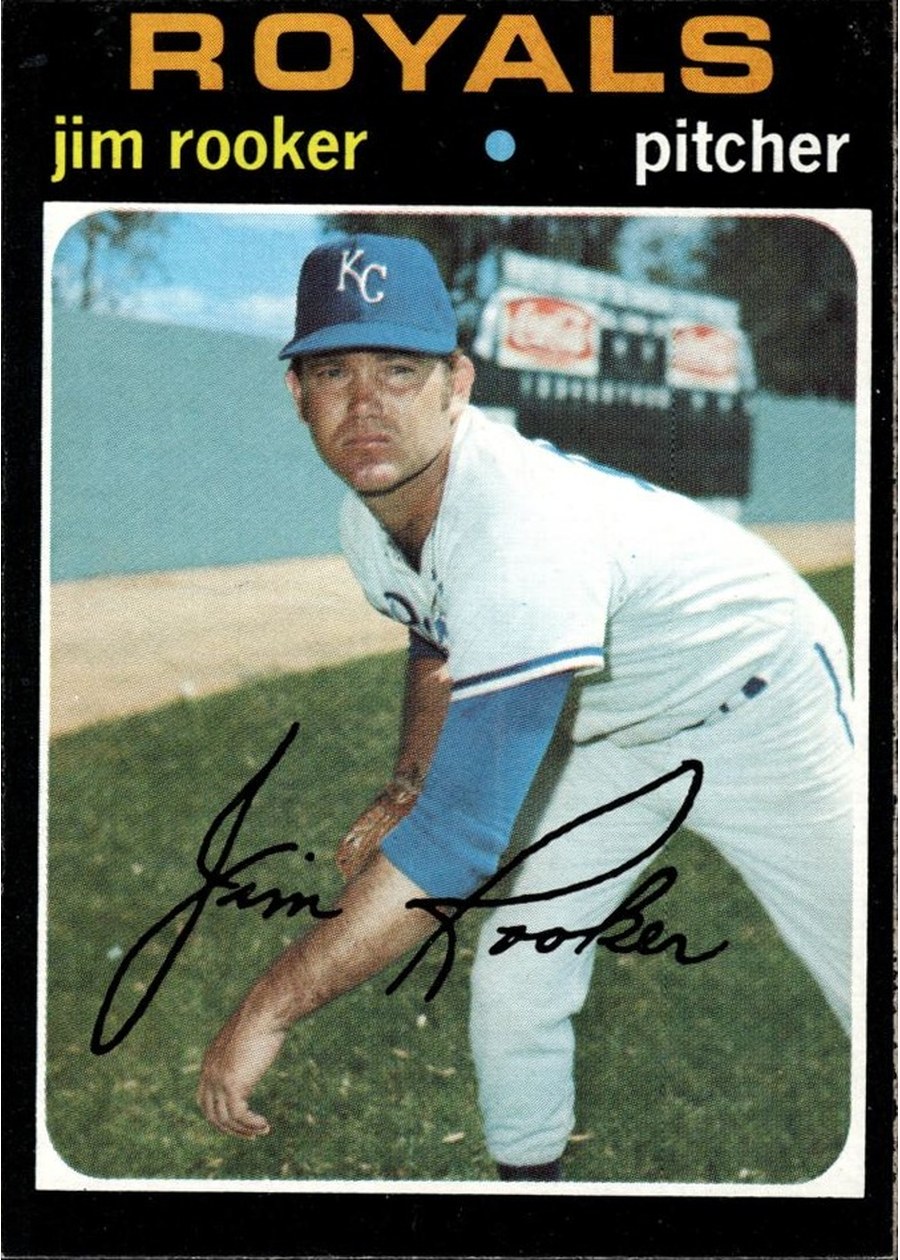 1971 Topps #730 Jim Rooker, Kansas City Royals