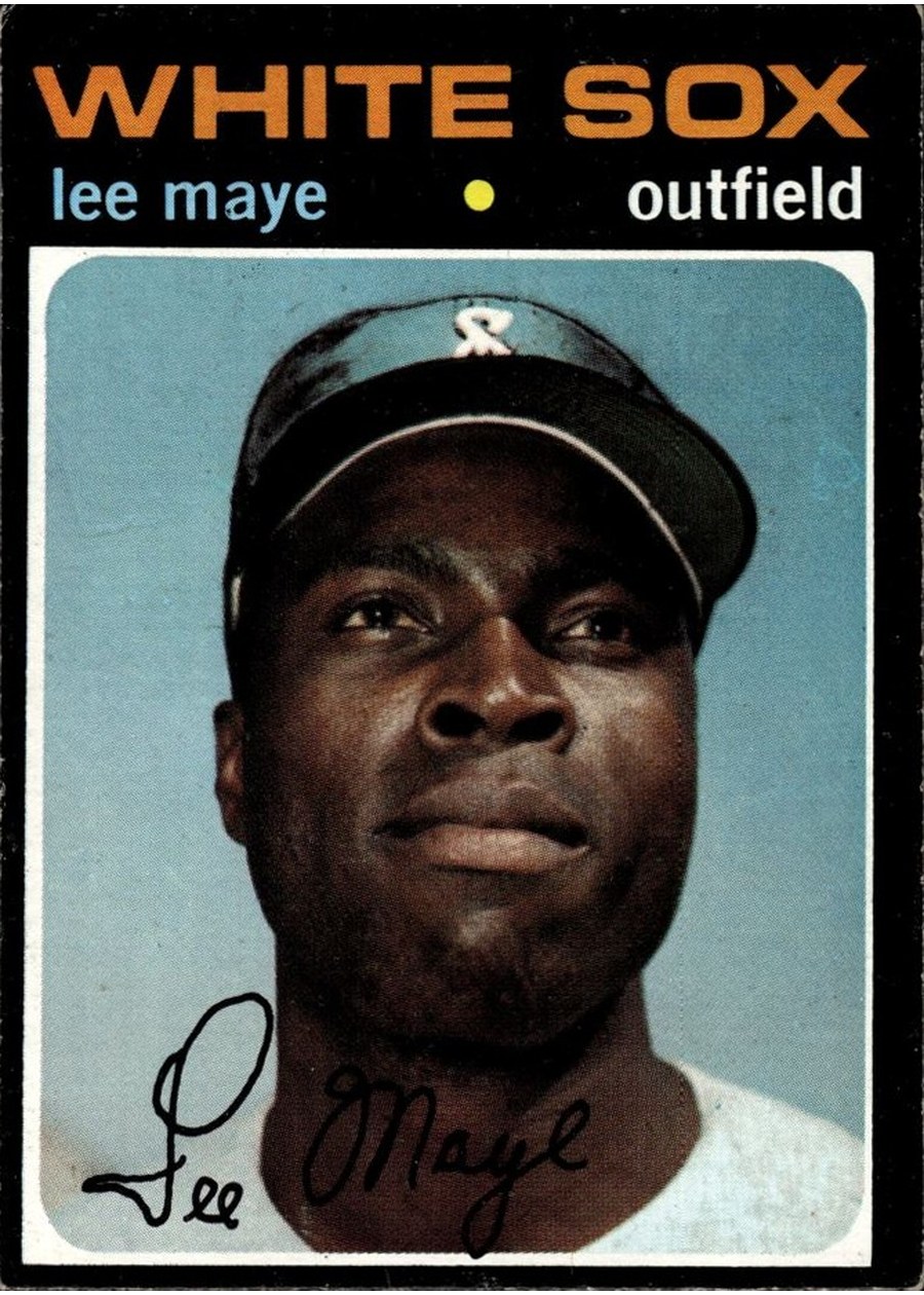 1971 Topps #733 Lee Maye, Chicago White Sox