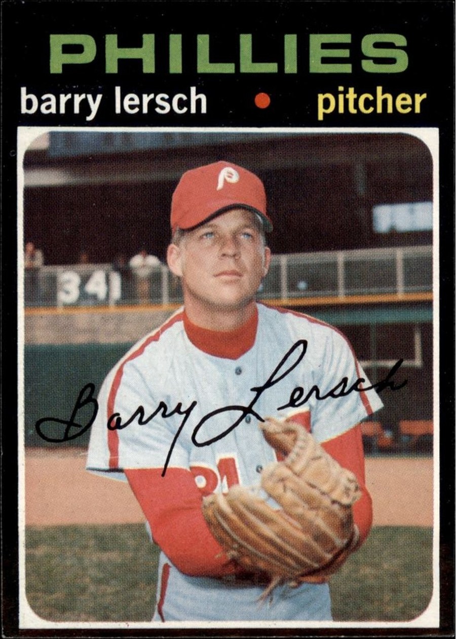 1971 Topps #739 Barry Lersch, Philadelphia Phillies