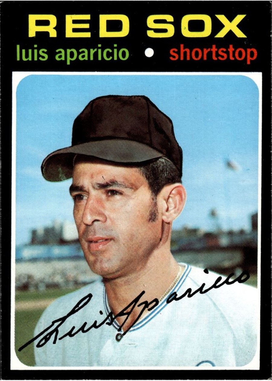 1971 Topps #740 Luis Aparicio, Boston Red Sox