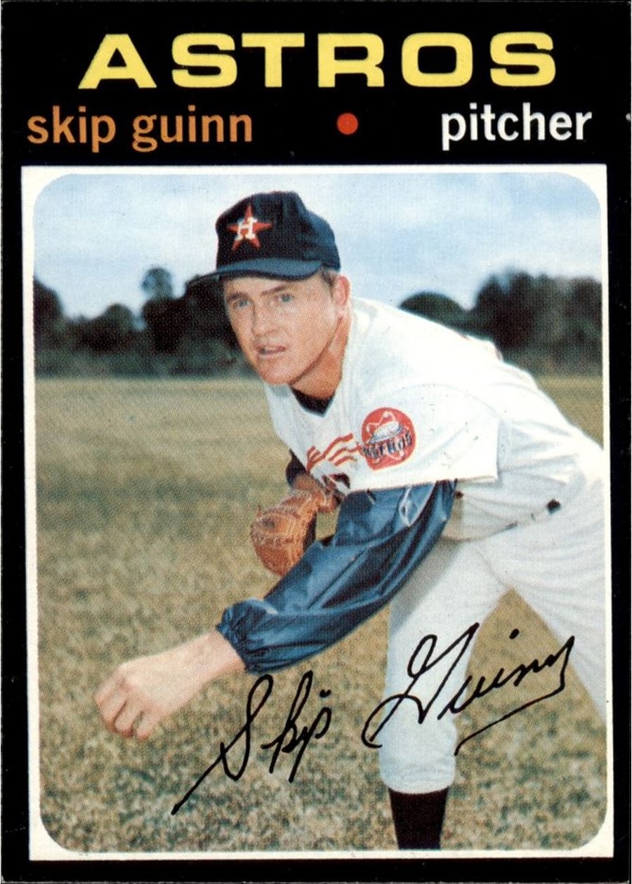 1971 Topps #741 Skip Guinn, Houston Astros