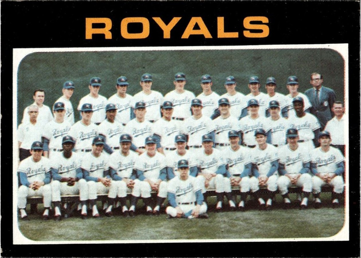 1971 Topps #742 Kansas City Royals