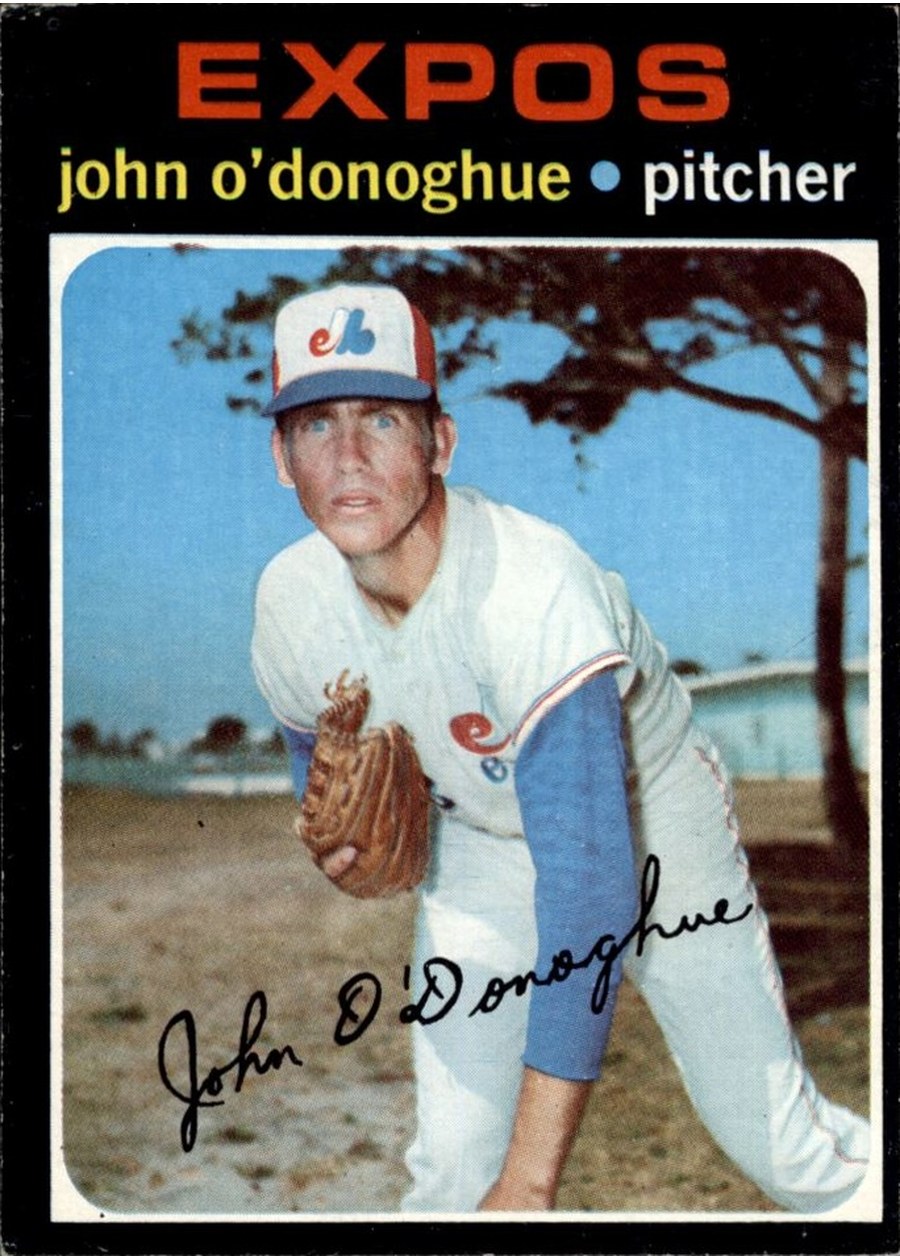 1971 Topps #743 John O'Donoghue, Montreal Expos