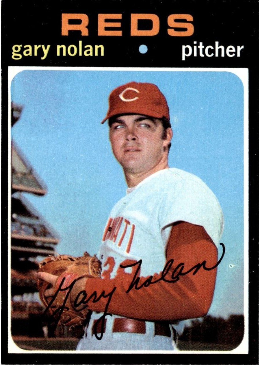 1971 Topps #75 Gary Nolan, Cincinnati Reds