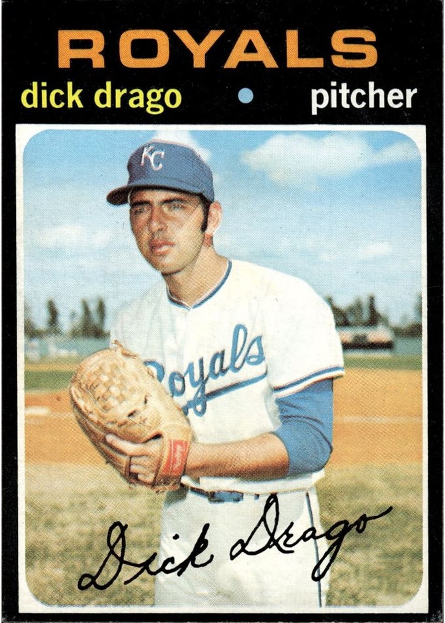 1971 Topps #752 Dick Drago, Kansas City Royals