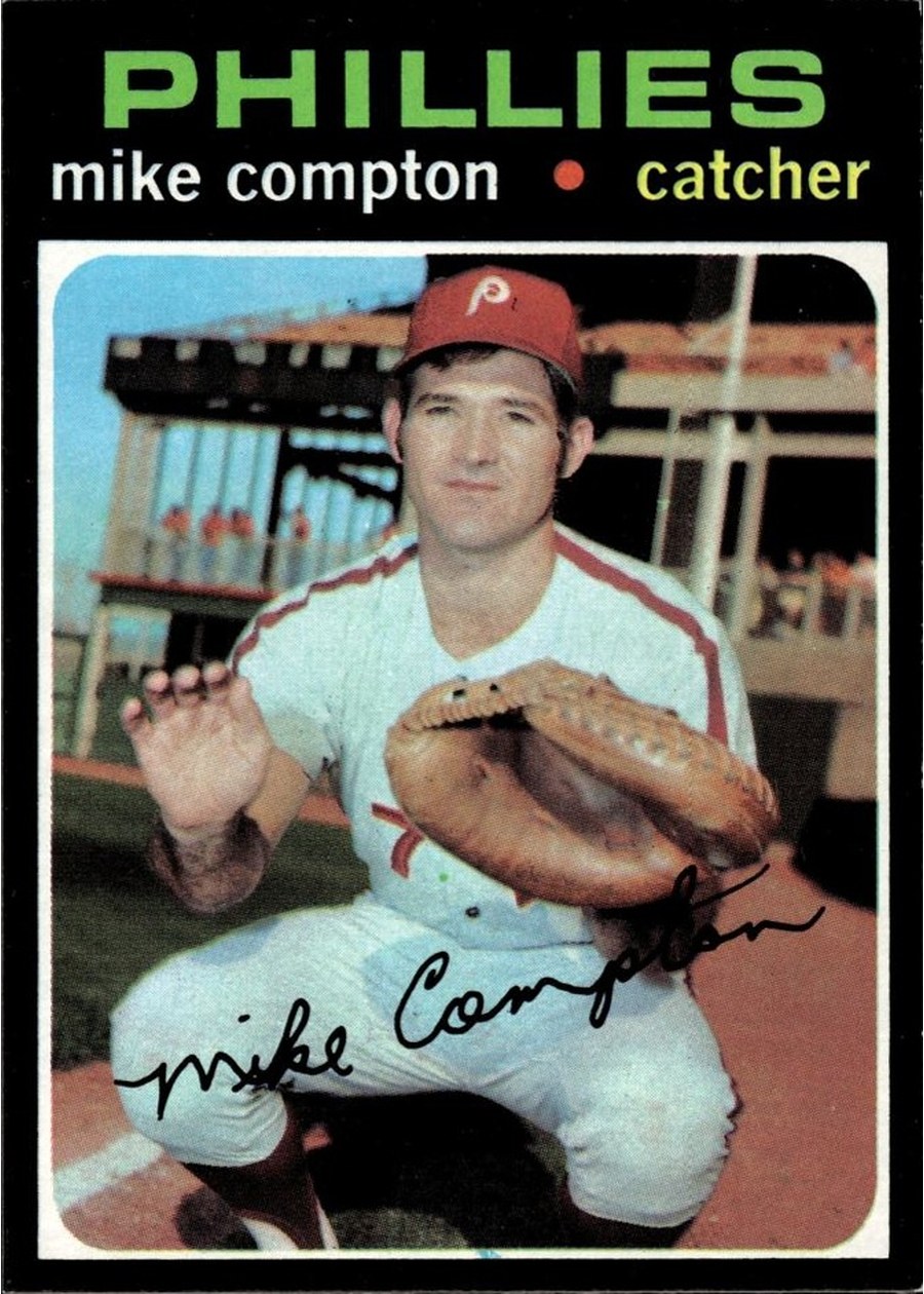 1971 Topps #77 Mike Compton, Philadelphia Phillies