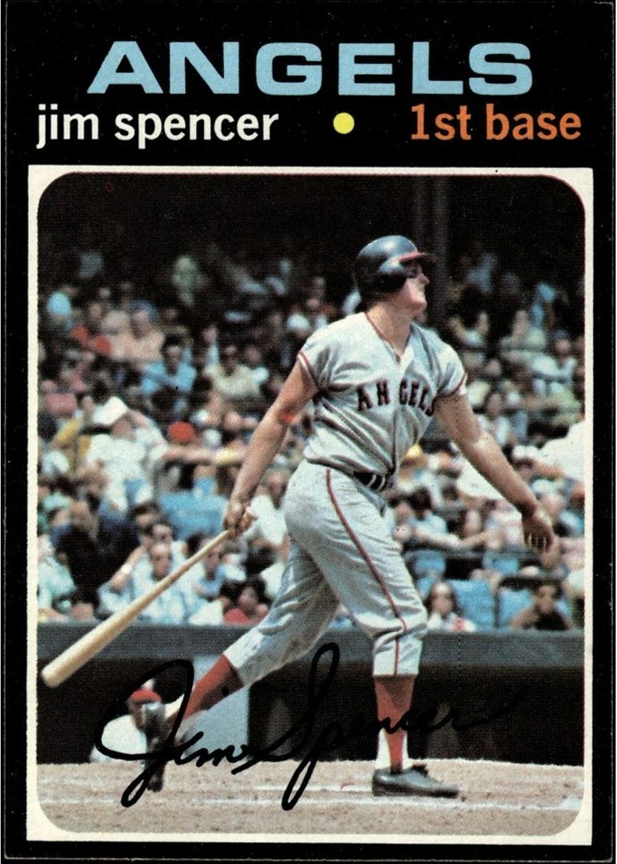 1971 Topps #78 Jim Spencer, California Angels