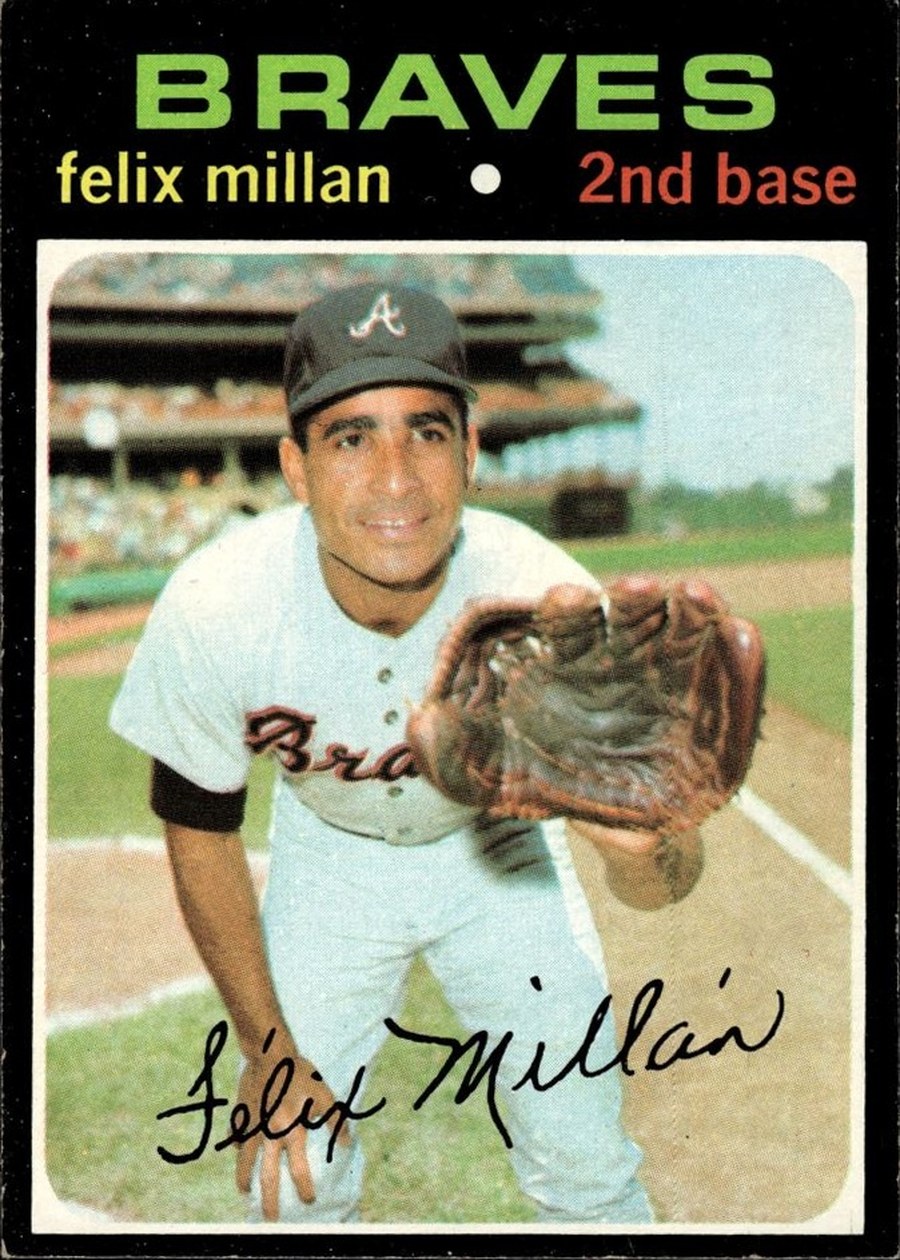 1971 Topps #81 Felix Millan, Atlanta Braves