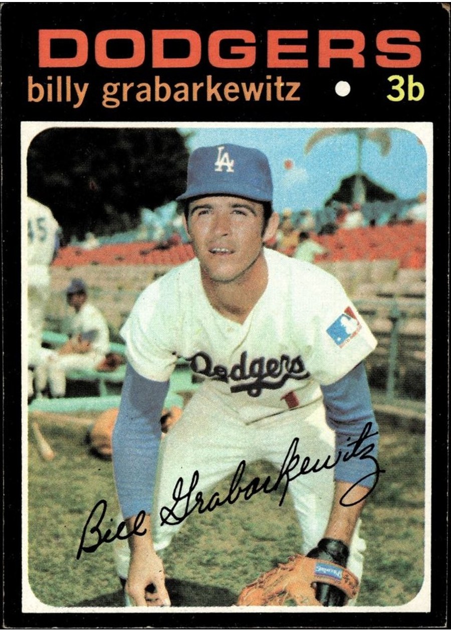 1971 Topps #85 Billy Grabarkewitz, Los Angeles Dodgers