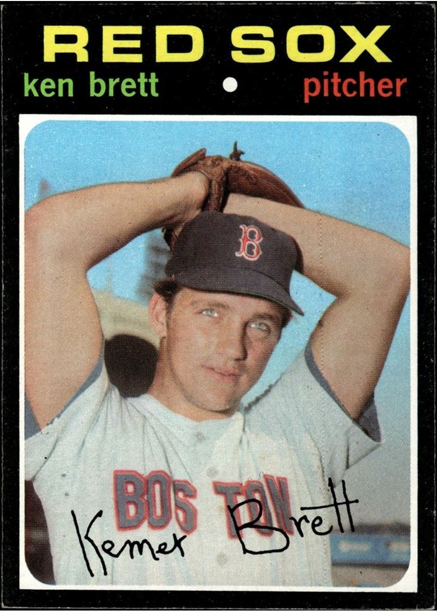 1971 Topps #89 Ken Brett, Boston Red Sox