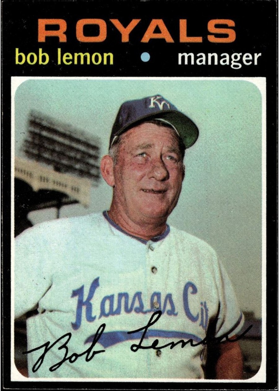 1971 Topps #91 Bob Lemon, Kansas City Royals