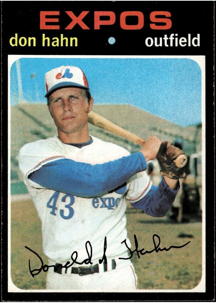 1971 Topps #94 Don Hahn, Montreal Expos