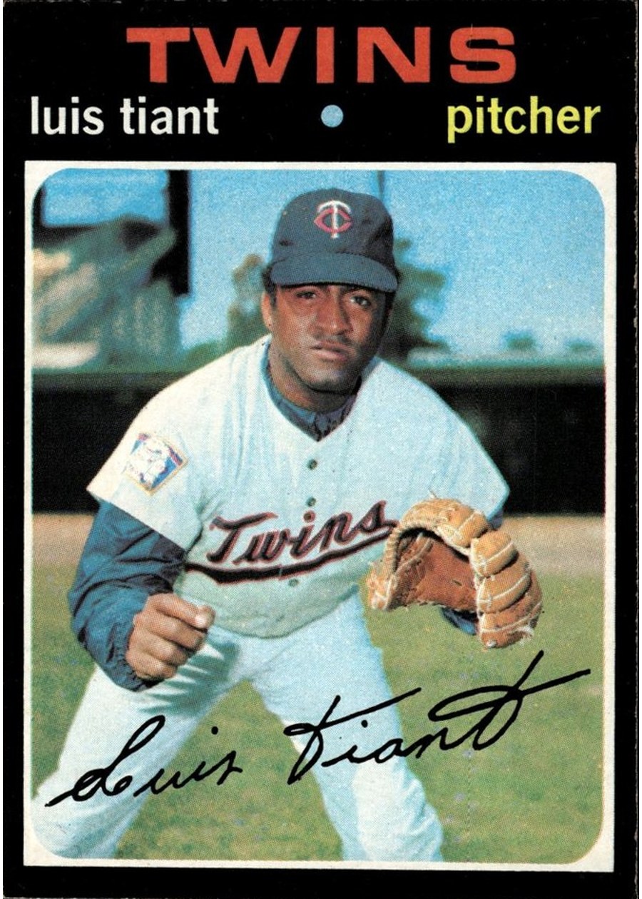 1971 Topps #95 Luis Tiant, Minnesota Twins