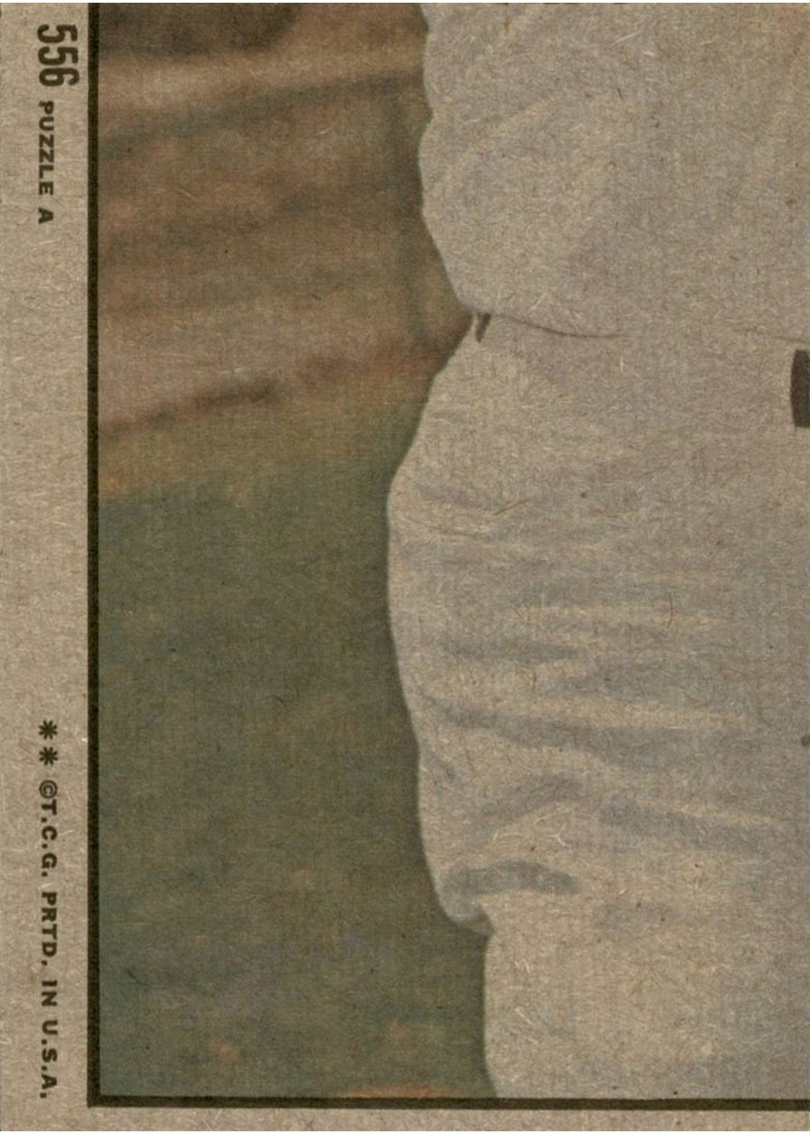 1972 Topps #556 Ron Santo In Action card back