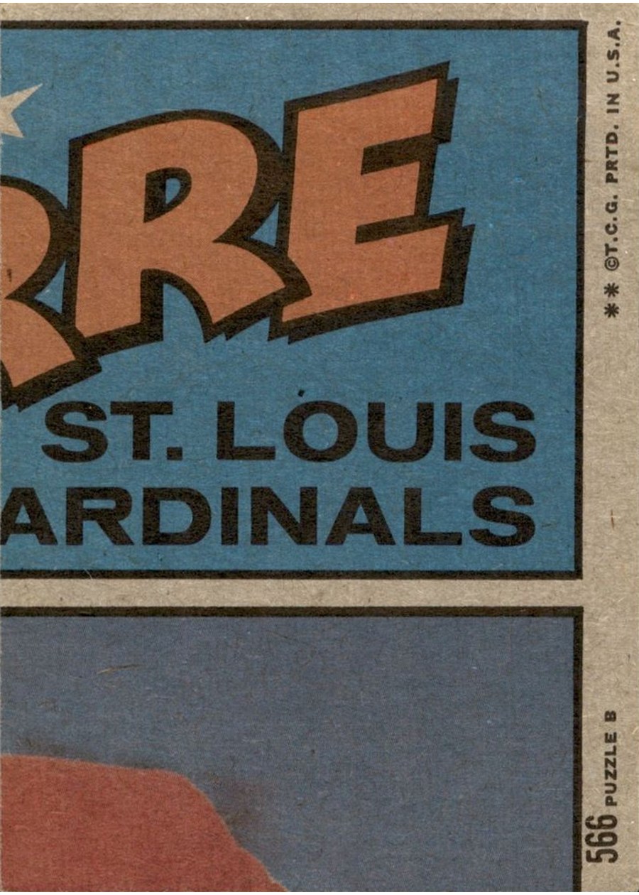 1972 Topps #566 Reggie Smith In Action card back