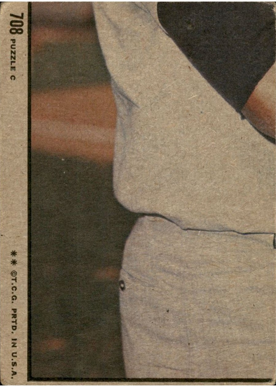1972 Topps #708 Tim Foli In Action card back