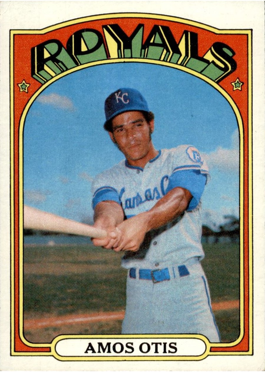 1972 Topps #10 Amos Otis, Kansas City Royals